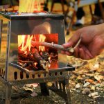 tur ovn med levende flammer norse camp kvistbrenner taktelt camp life