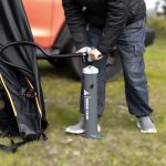 Visuell fremstilling av hvordan pumpen til sheltair brukes