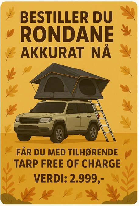 tarp inkl. plakat rondane