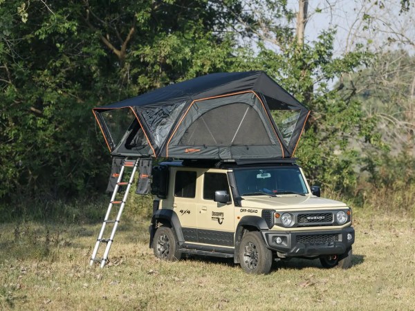 Breheimen MINI taktelt sett i skrå vinkel, montert på Suzuki Jimny.