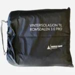 Vinter isolasjon i svart bag