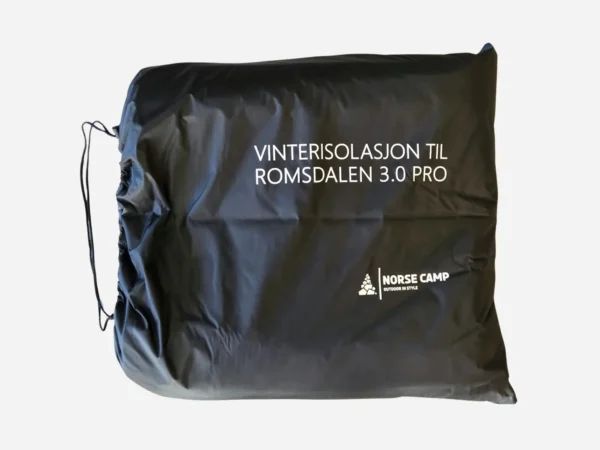 Vinter isolasjon i svart bag